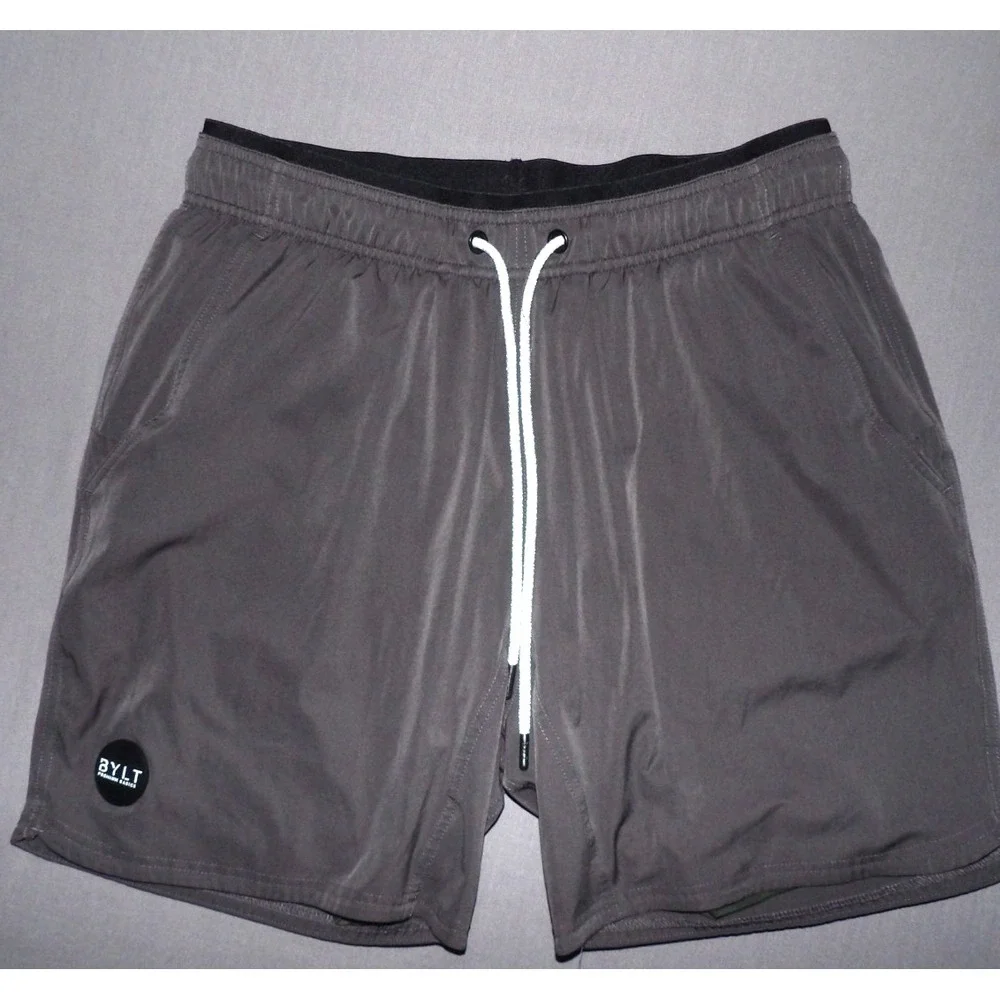 BYLT Draw String Gray Camo Lined 5
